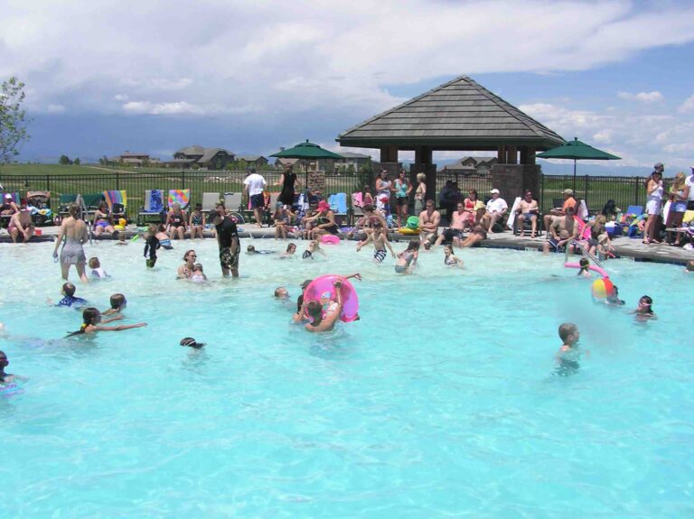 summit club pool at the at village castle pines