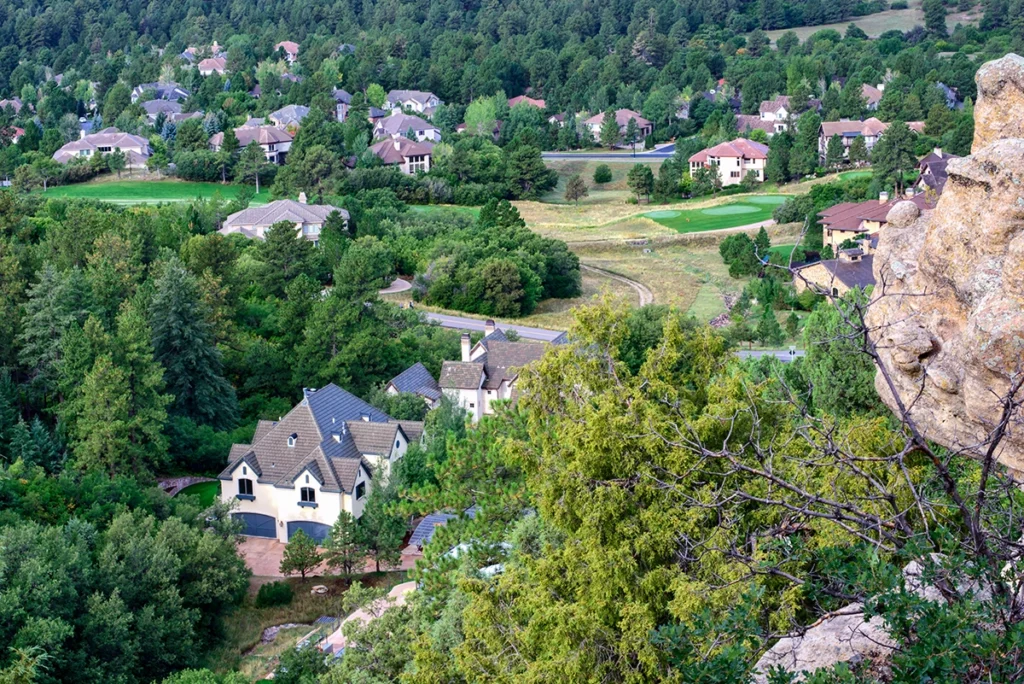 Great neighborhood in Denver called the Village at Castle Pines.